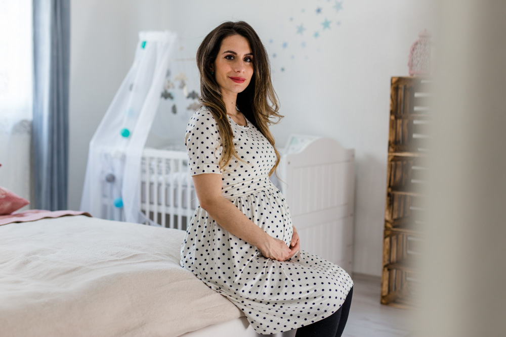 Babybauchshooting in HH-Horn zu Hause